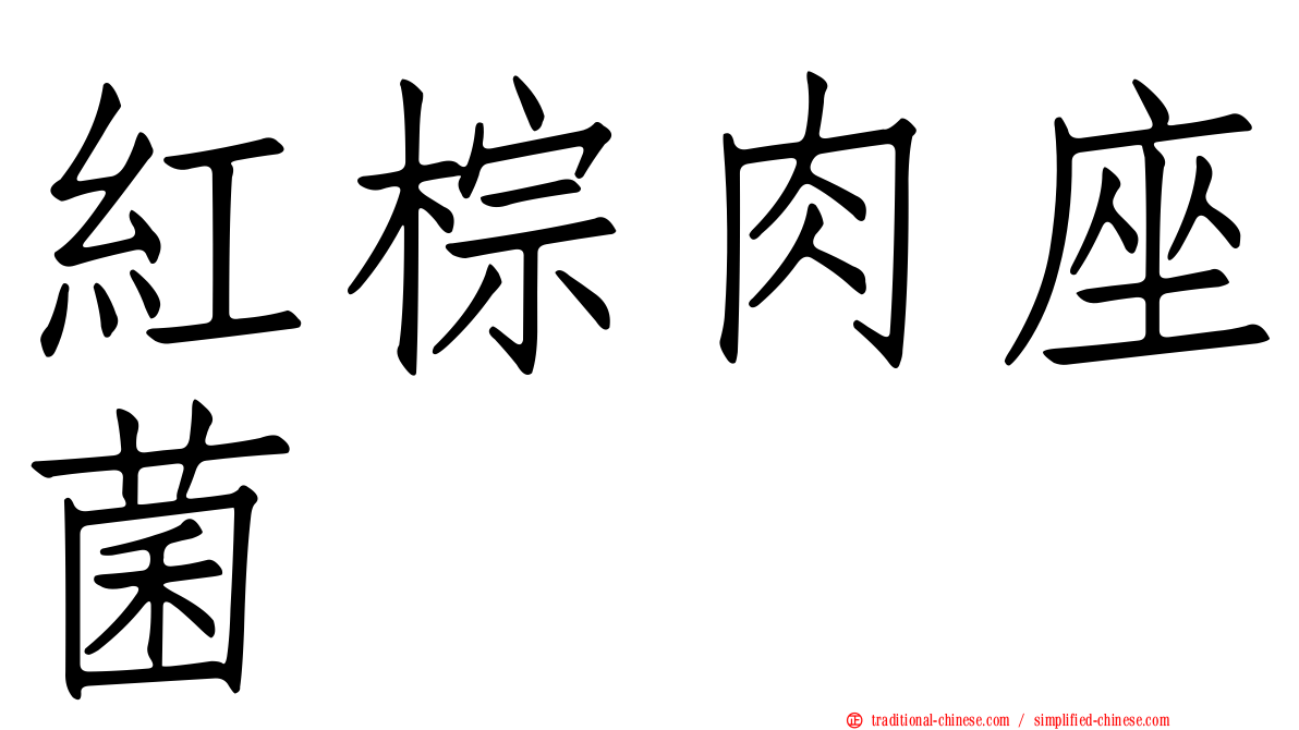 紅棕肉座菌