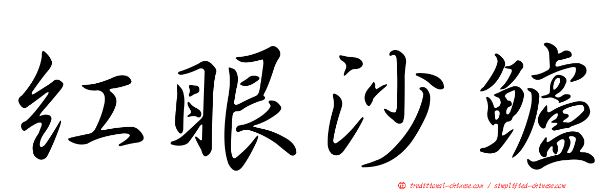 紅眼沙鱸
