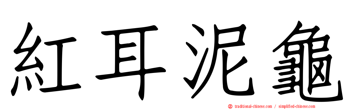 紅耳泥龜