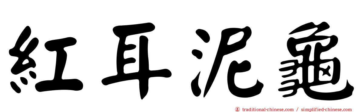 紅耳泥龜