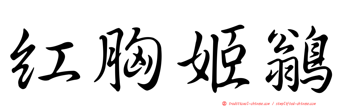 紅胸姬鶲