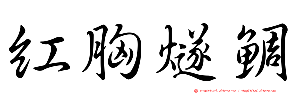 紅胸燧鯛