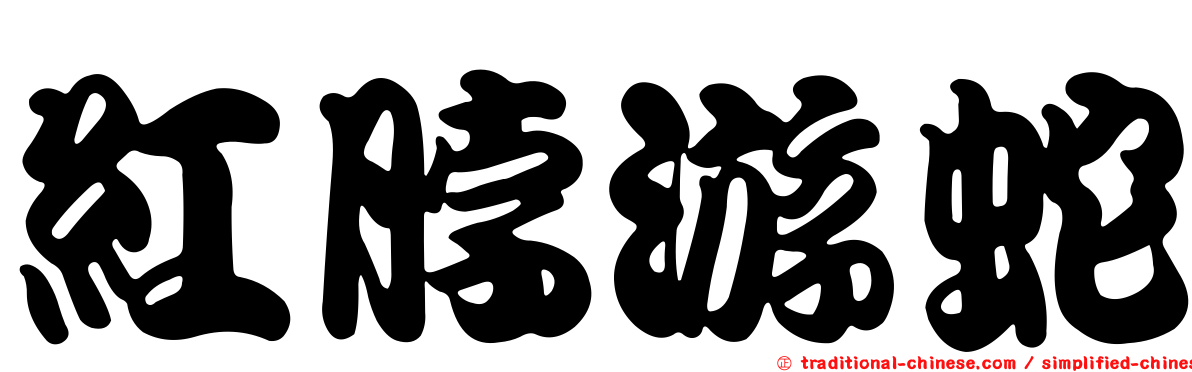 紅脖游蛇