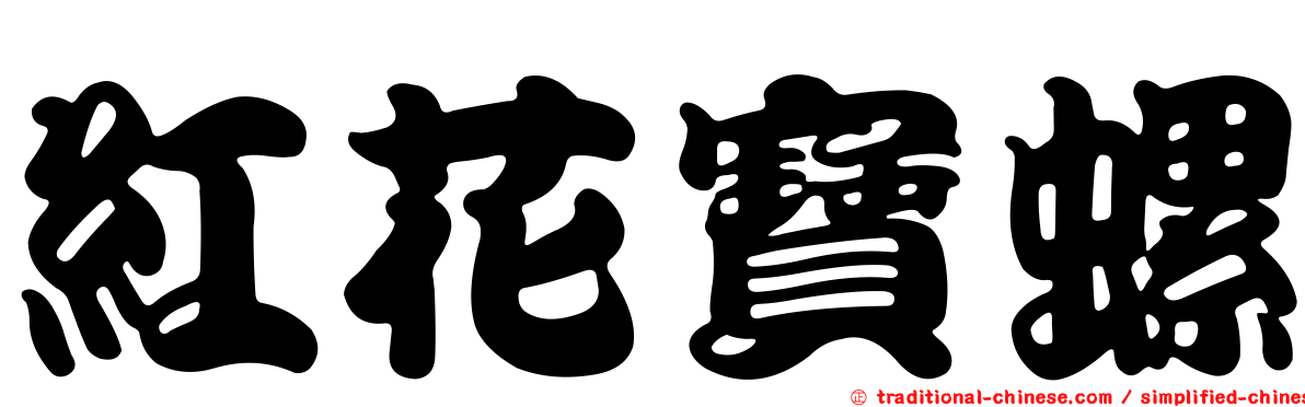 紅花寶螺