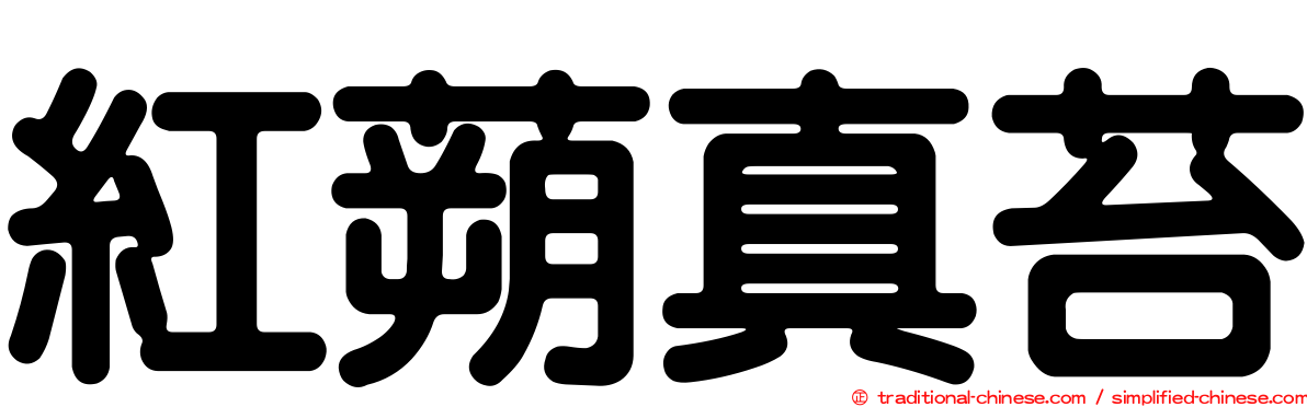 紅蒴真苔