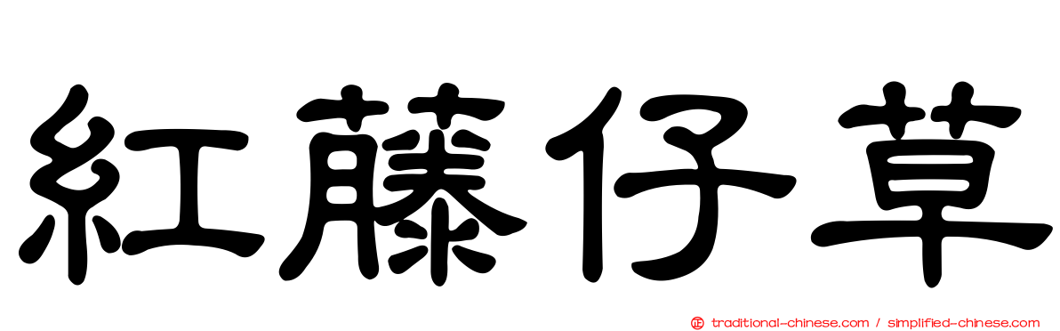 紅藤仔草