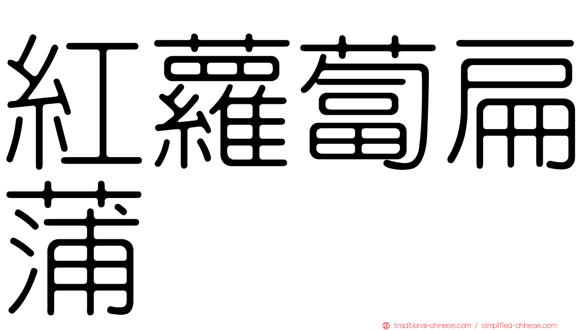 紅蘿蔔扁蒲