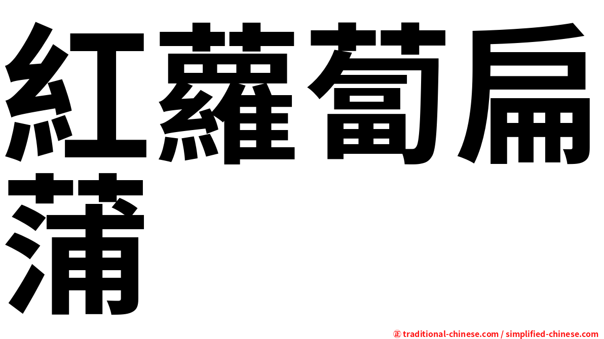 紅蘿蔔扁蒲