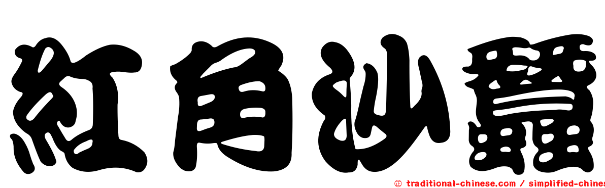 紅角沙蠶