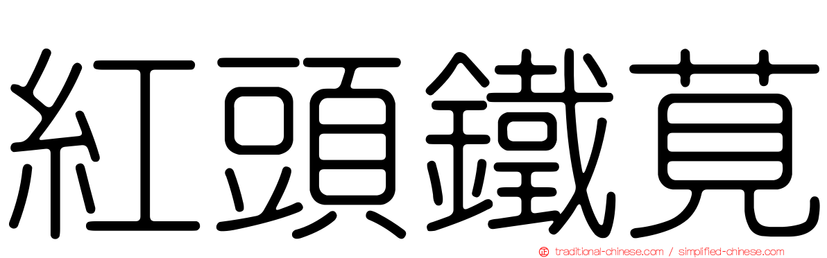 紅頭鐵莧