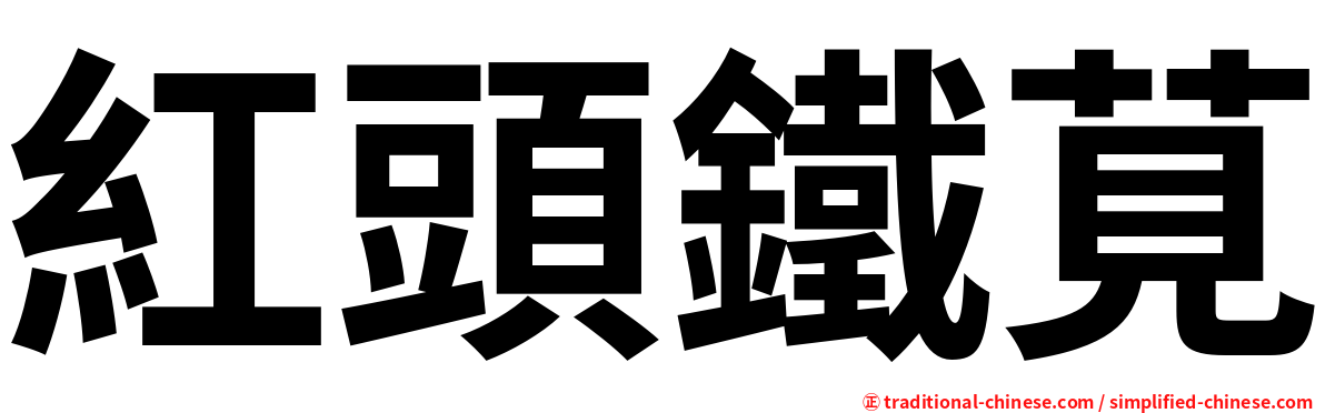 紅頭鐵莧