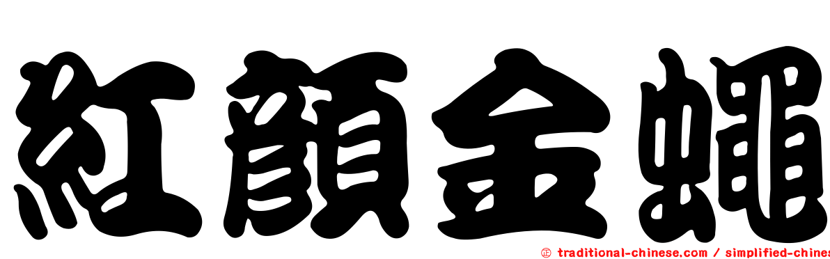 紅顏金蠅