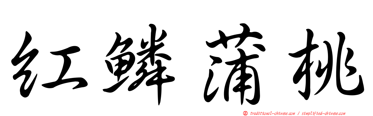 紅鱗蒲桃