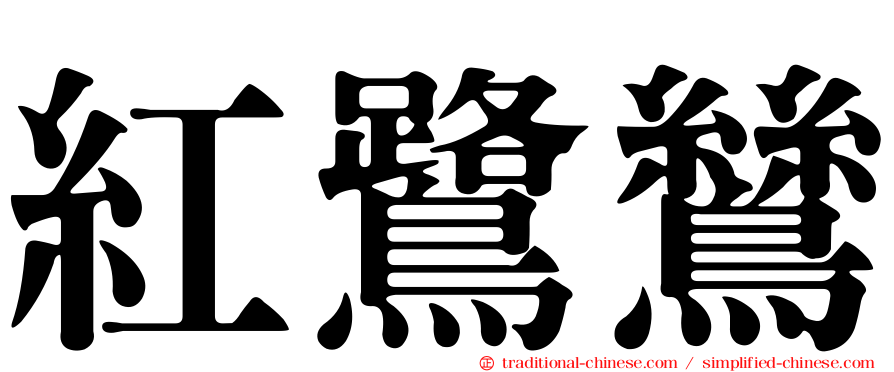 紅鷺鷥
