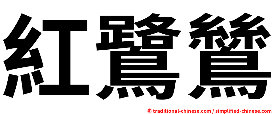紅鷺鷥