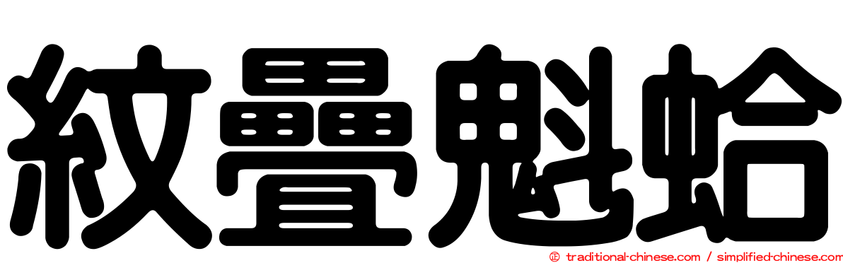 紋疊魁蛤