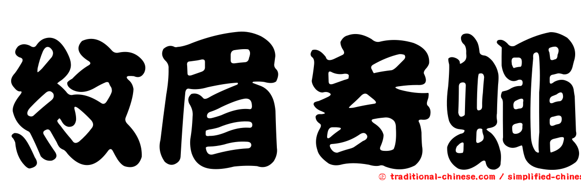 紋眉寄蠅
