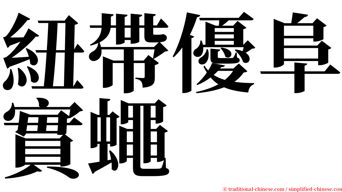 紐帶優阜實蠅 serif font