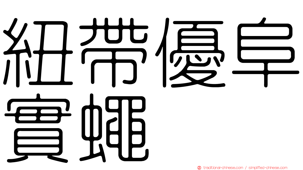 紐帶優阜實蠅