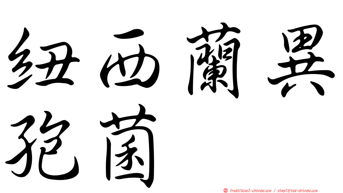 紐西蘭異孢菌