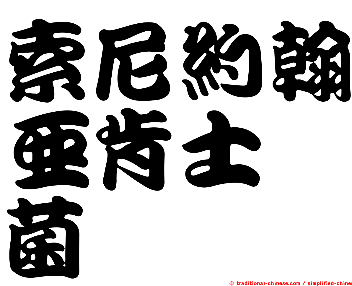 索尼約翰亞肯士孢菌
