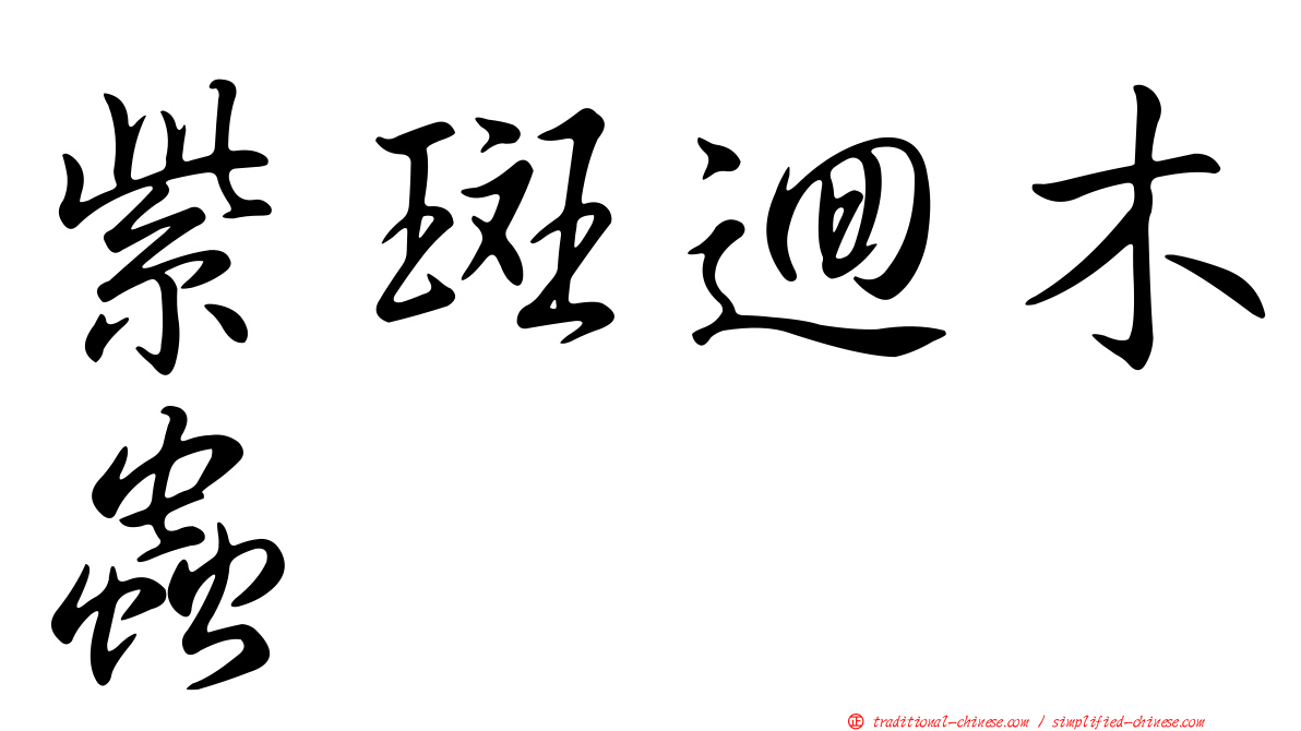 紫斑迴木蟲
