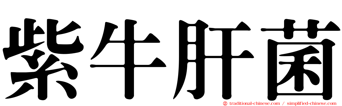 紫牛肝菌