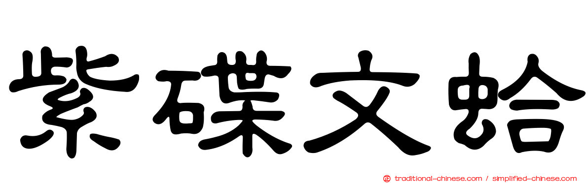 紫碟文蛤