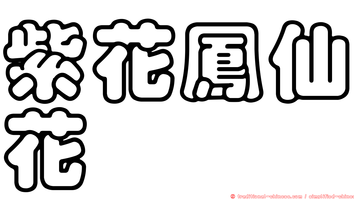 紫花鳳仙花