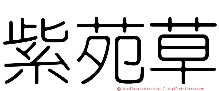 紫苑草