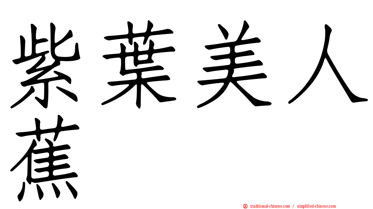 紫葉美人蕉