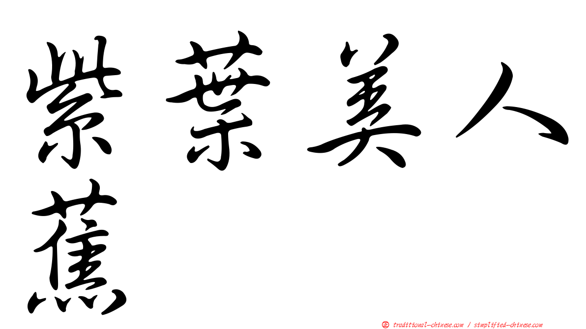紫葉美人蕉