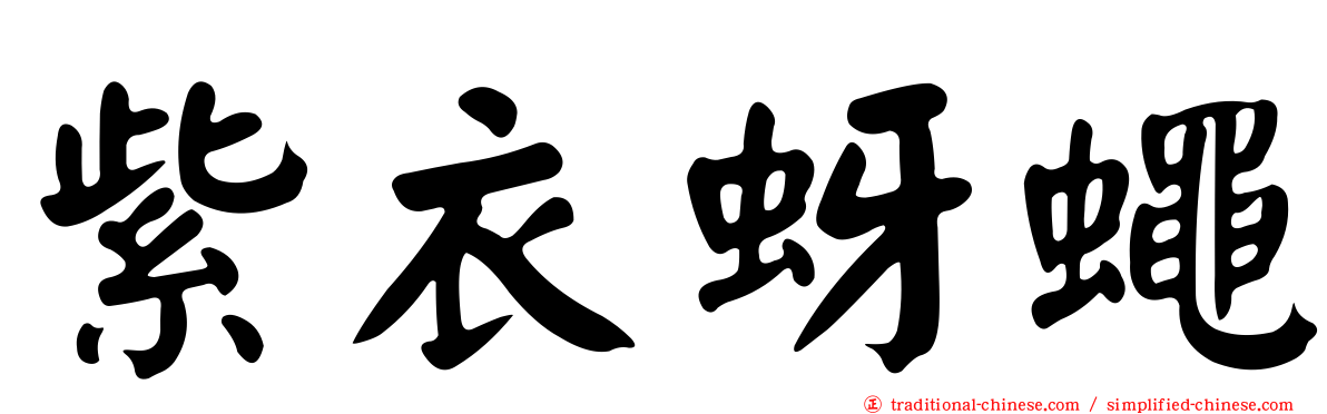紫衣蚜蠅