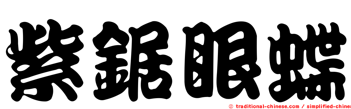 紫鋸眼蝶