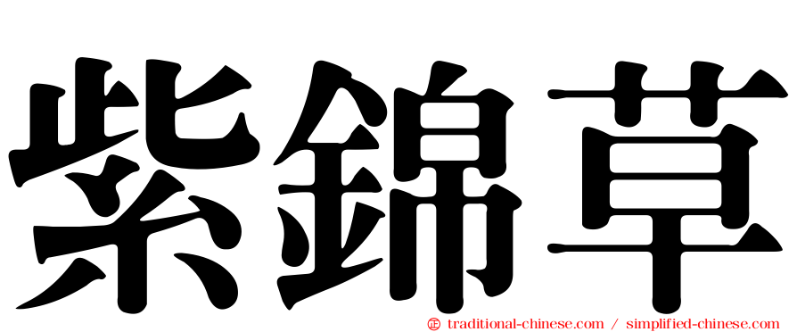紫錦草