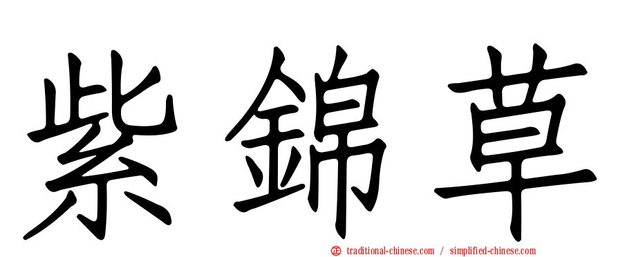 紫錦草