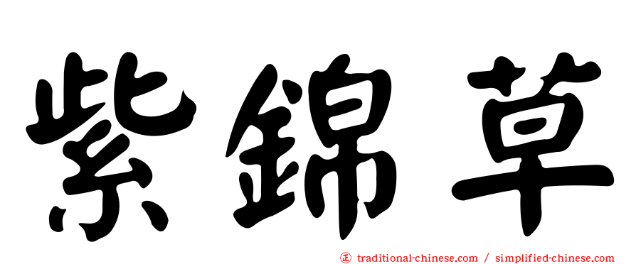 紫錦草
