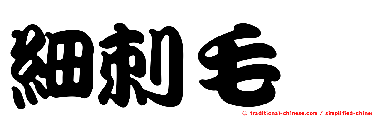 細刺毛蓼