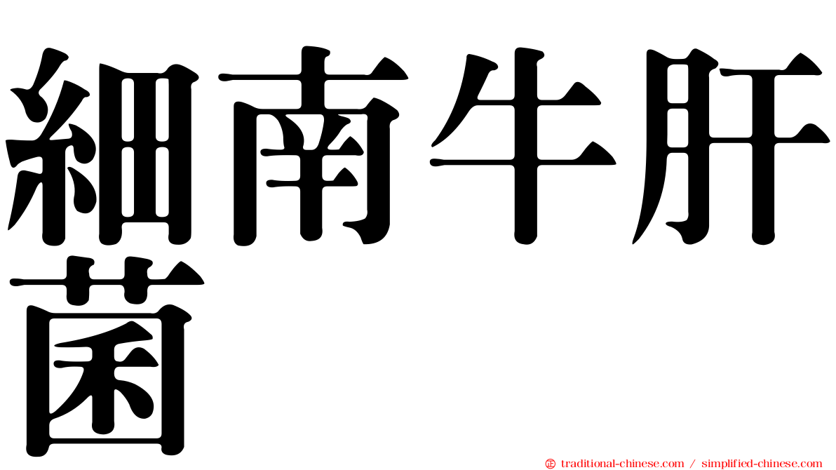 細南牛肝菌