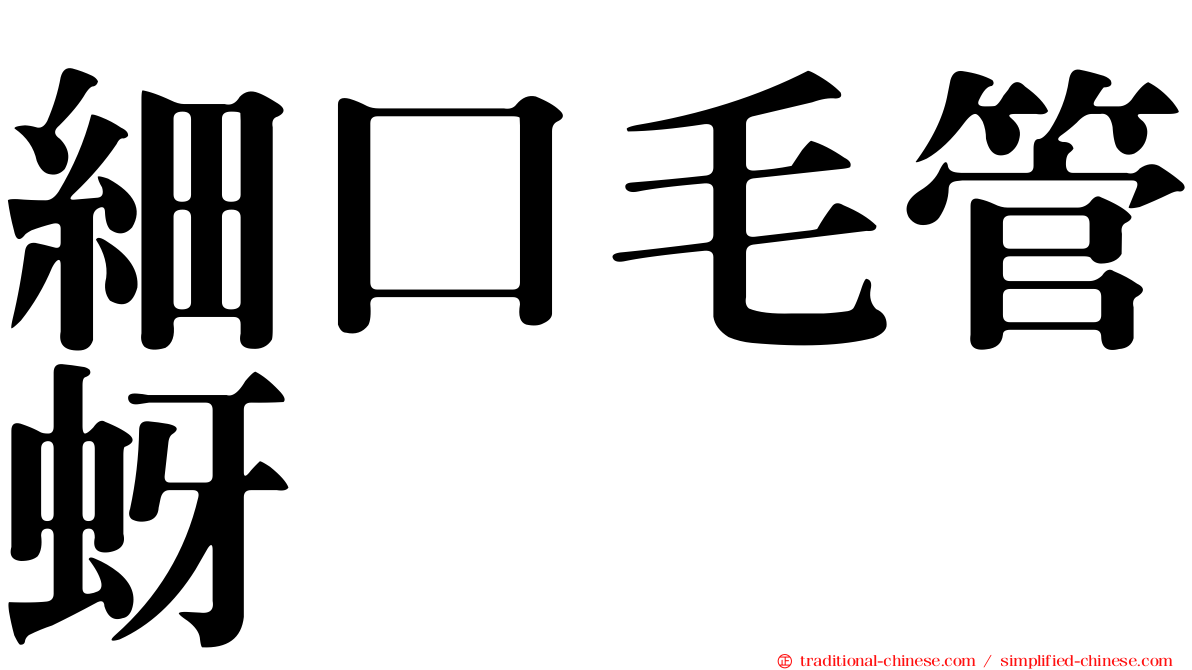細口毛管蚜