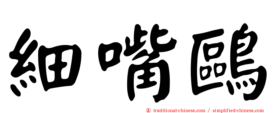 細嘴鷗