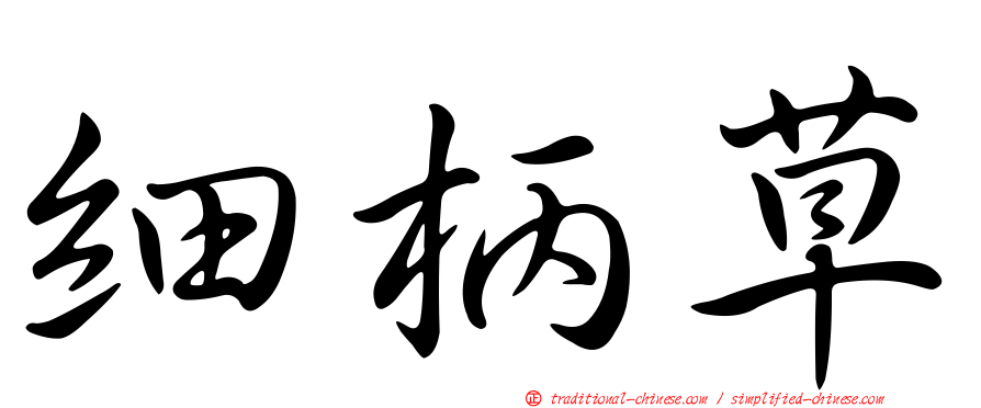 細柄草