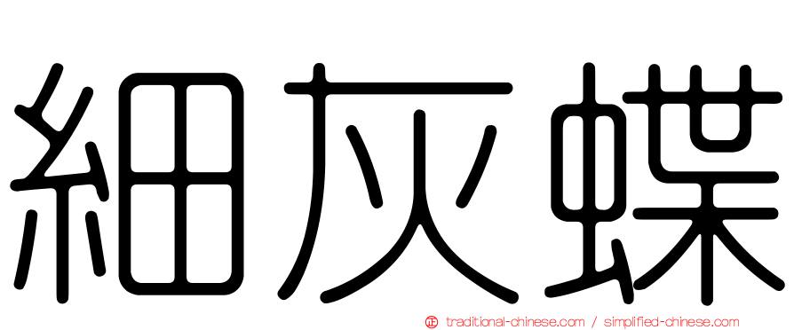 細灰蝶