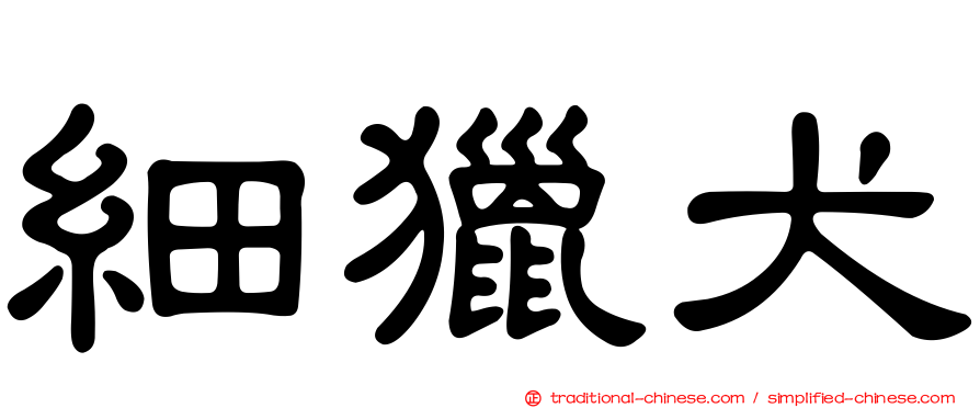 細獵犬