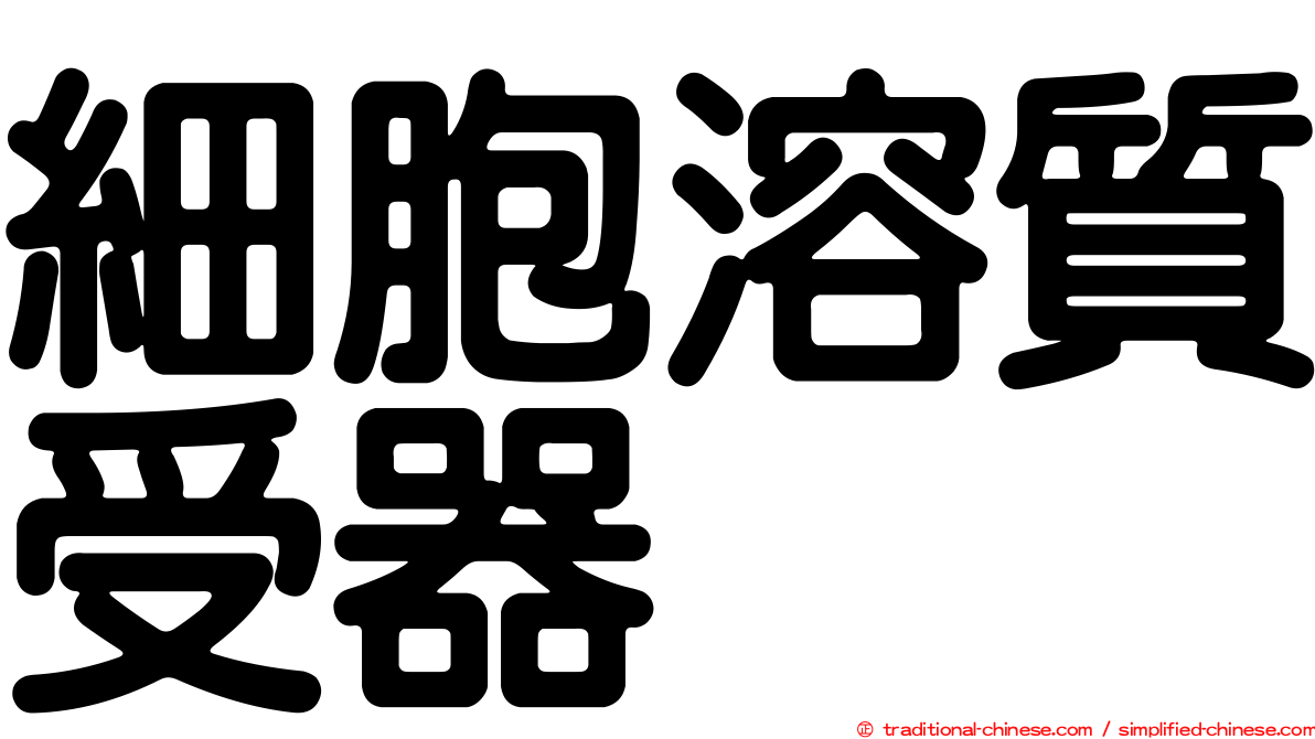 細胞溶質受器