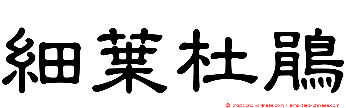 細葉杜鵑