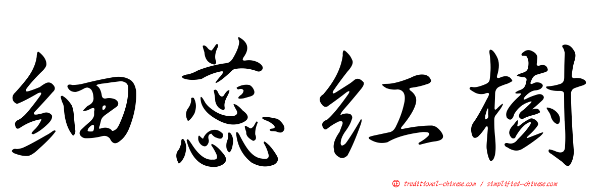 細蕊紅樹