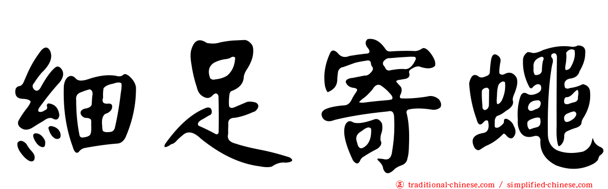 細足寄蠅