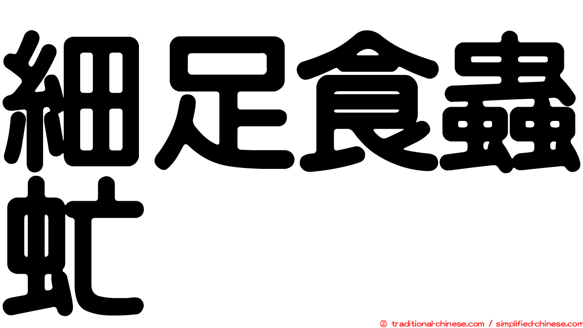 細足食蟲虻