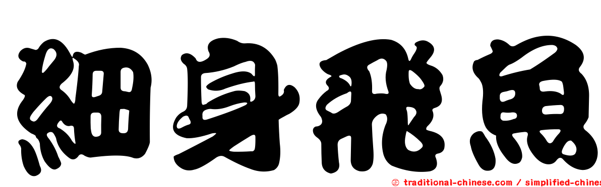 細身飛魚